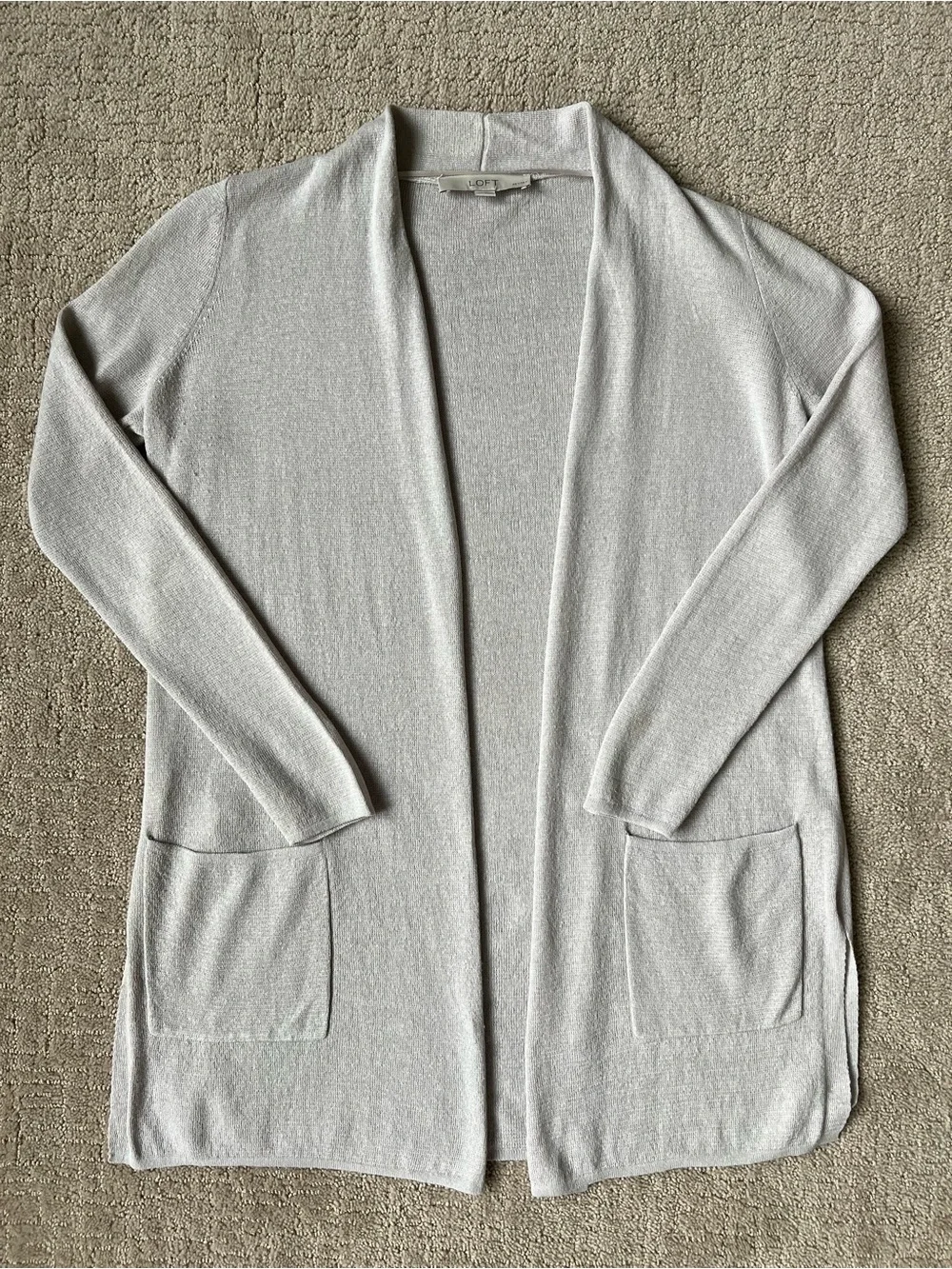 LOFT Women’s Lightweight Neutral Open Cardigan